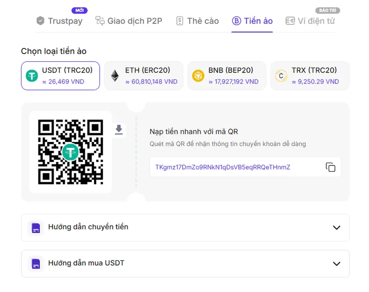 Nạp Tiền Bin88 Bằng Ví Điện Tử Siêu Tốc Mới Nhất